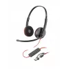 HP Poly Blackwire 3220 stereo USB-C nero cuffie +adattatore USB-C/A (Bulk)