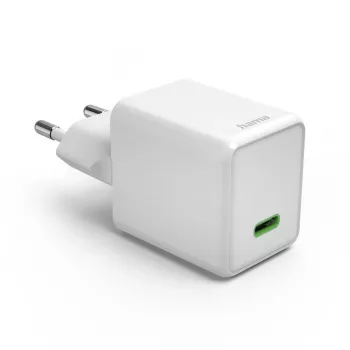 Hama 00201983 caricabatterie per dispositivi mobili headset, laptop, powerbank, smartphone, tablet bianco AC ricarica rapida indoor