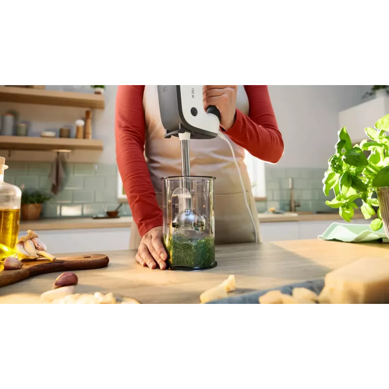 Bosch MFQ37470 frullatore a mano 750 W nero, bianco