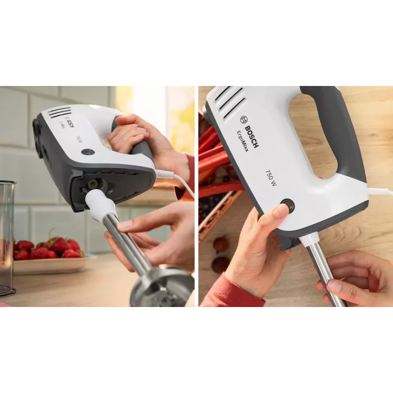 Bosch MFQ37470 frullatore a mano 750 W nero, bianco