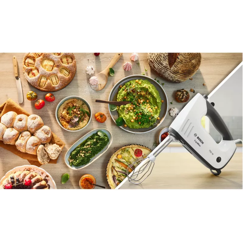 Bosch MFQ37470 frullatore a mano 750 W nero, bianco