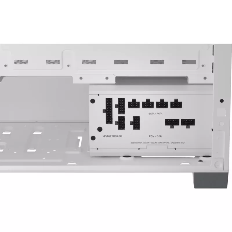 CORSAIR alimentatore - Rm750x Shift 80 Plus Gold completamente modulare ATX - bianco