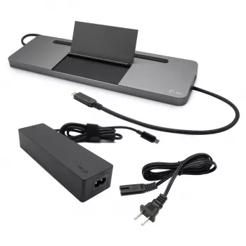 i-tec Metal SB-C Docking station ergonomica 4K 3x display con Power Delivery 85 W + caricabatterie universale 100 W