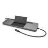 i-tec Metal SB-C Docking station ergonomica 4K 3x display con Power Delivery 85 W + caricabatterie universale 100 W