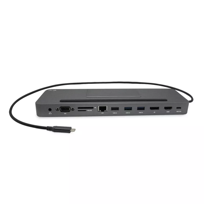 i-tec Metal SB-C Docking station ergonomica 4K 3x display con Power Delivery 85 W + caricabatterie universale 100 W
