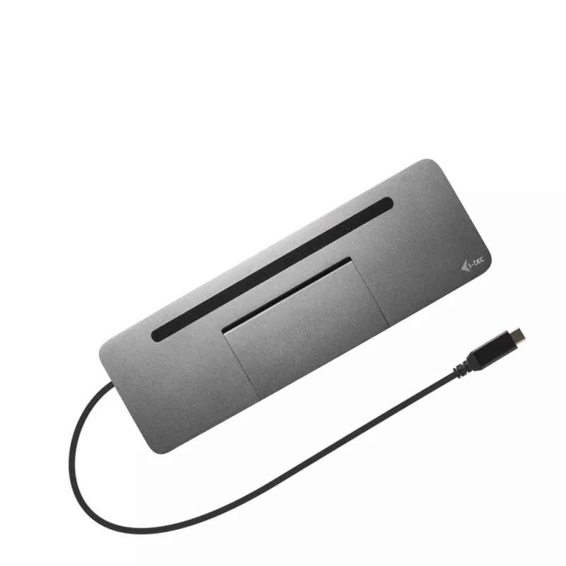 i-tec Metal SB-C Docking station ergonomica 4K 3x display con Power Delivery 85 W + caricabatterie universale 100 W
