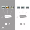 i-tec Metal SB-C Docking station ergonomica 4K 3x display con Power Delivery 85 W + caricabatterie universale 100 W