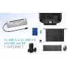 i-tec Metal SB-C Docking station ergonomica 4K 3x display con Power Delivery 85 W + caricabatterie universale 100 W