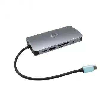 i-tec Metal USB-C Nano Dock HDMI/VGA con LAN + caricabatterie 100 W