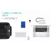 i-tec Metal USB-C Nano Dock HDMI/VGA con LAN + caricabatterie 100 W