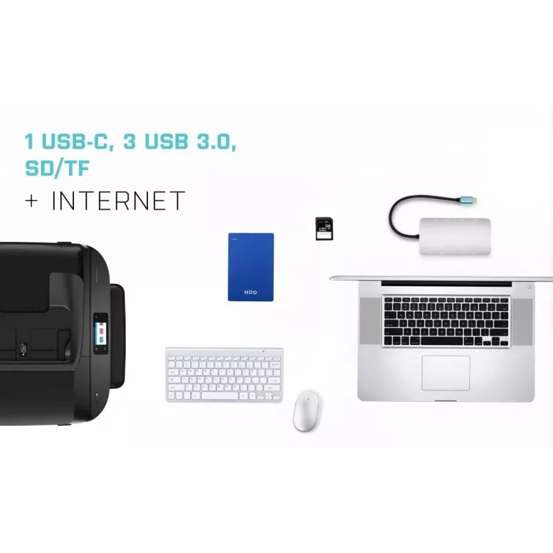 i-tec Metal USB-C Nano Dock HDMI/VGA con LAN + caricabatterie 100 W