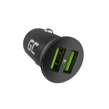 Caricabatterie auto/interno Green Cell CADM-GC-36AA 36W 2x USB-A nero per fonte di alimentazione 3,6–12V