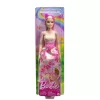Barbie A Touch of Magic Royal bambola con capelli rosa e biondi, gonna farfalla e accessori