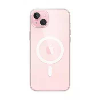 Clear Case Cover Apple iPhone 15 Plus MagSafe trasparente