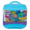 Kinetic Sand, SquishMotion, regalo per il cestino di Pasqua, contiene 1 lb di sabbia modellabile, timbri e 5 strumenti, scatola per la conservazione, giocattolo sensoriale per bambini dai 5 anni in su