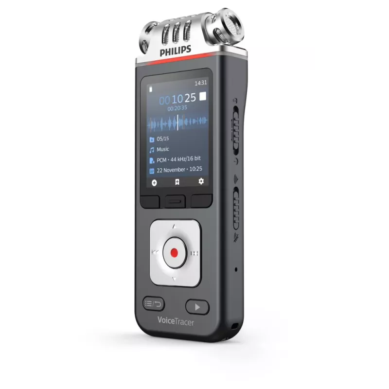 Philips VoiceTracer nero, grigio