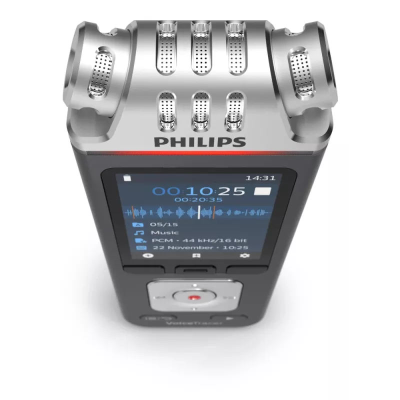 Philips VoiceTracer nero, grigio