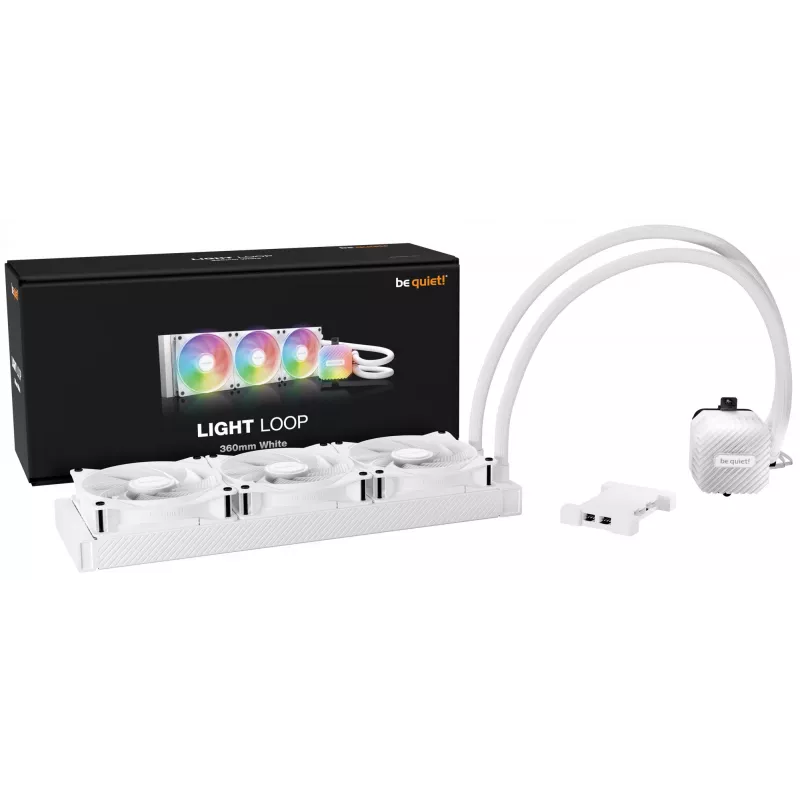 be quiet LIGHT LOOP 360mm bianco dissipatore liquido all-in-one per processore 12 cm 1 pezzo