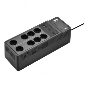 APC Back-UPS, 1050VA/600W installazione a pavimento/parete, 230V, 8x prese Schuko CEE 7/3, connettore USB Type A+C, batteria sostituibile