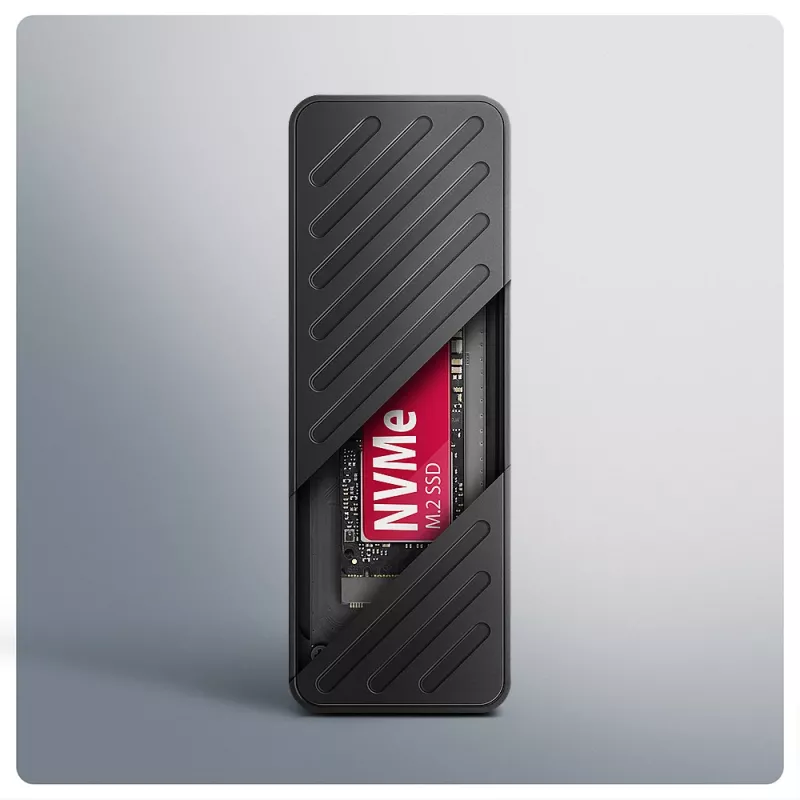 Axagon EEM2-20G USB-C 20Gbps - Box corazzato per SSD M.2 NVMe