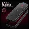 Axagon EEM2-GAM case esterno USB-C 10Gbps in metallo per SSD M.2 NVMe e SATA. Senza viti