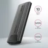 Axagon EEM2-GTS2 case esterno USB-C 10Gbit/s in metallo per SSD M.2 NVMe e SATA. Senza viti