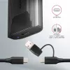 Axagon EEM2-GTS2 case esterno USB-C 10Gbit/s in metallo per SSD M.2 NVMe e SATA. Senza viti