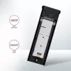 Axagon EEM2-UB2 case esterno USB-C 10Gbps in metallo per SSD M.2 NVMe. Nero