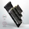Axagon EEM2-UB2 case esterno USB-C 10Gbps in metallo per SSD M.2 NVMe. Nero