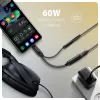 Axagon ADA-HCPD adattatore audio USB-C a jack 3,5 mm – DAC Hi-Res, 384 kHz/32 Bit, PD 60 W 3 A