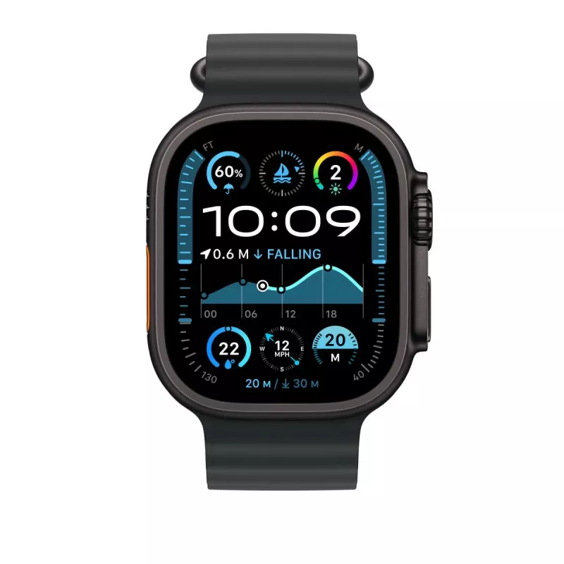 APPLE 49mm prolunga Black Ocean Band – finitura titanio nero