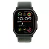 Cinturino Apple 49mm Green Trail Loop S/M finitura titanio nero