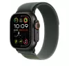 Cinturino Apple 49mm Green Trail Loop S/M finitura titanio nero