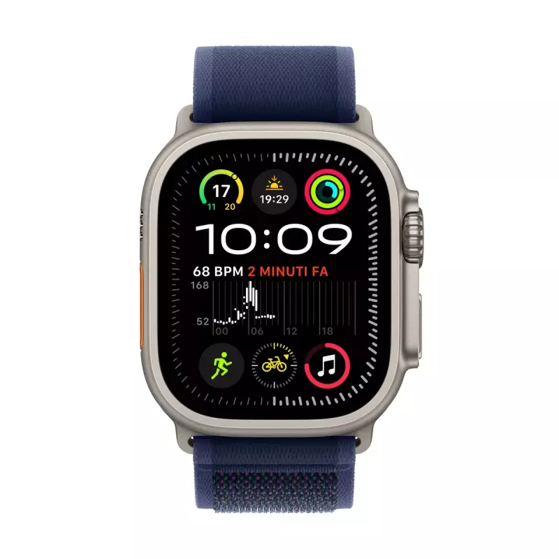 Smartwatch Apple Watch Ultra 2 GPS + Cellular 49mm titanio naturale Blue Trail Loop S/M