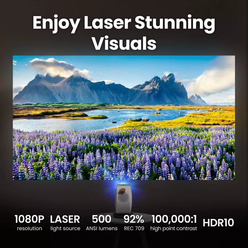BenQ GV50 proiettore standard-throw 500 ANSI lumen DLP 1080p (1920x1080) bianco
