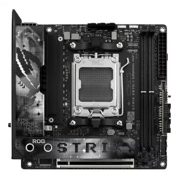 Scheda madre ASUS ROG STRIX X870-I GAMING WIFI mini ITX · AMD X870 · socket AM5 · DDR5 · 2 DIMM · Wi-Fi 7 · Bluetooth 5.4