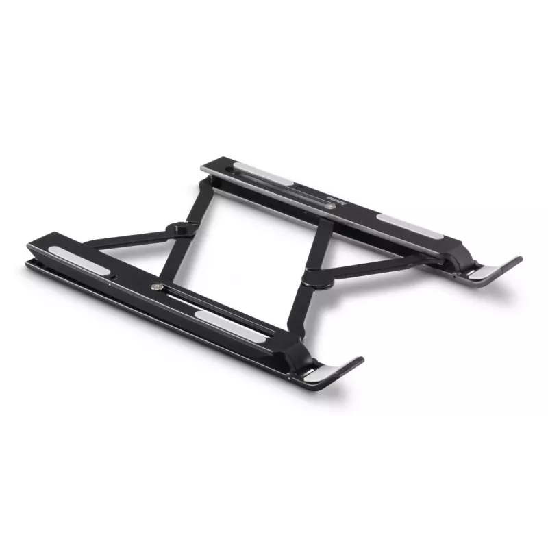 Hama Light supporto pieghevole per laptop, inclinazione a 12 livelli, fino a 39,6 cm (15,6 pollici), nero