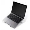 Hama Light supporto pieghevole per laptop, inclinazione a 12 livelli, fino a 39,6 cm (15,6 pollici), nero