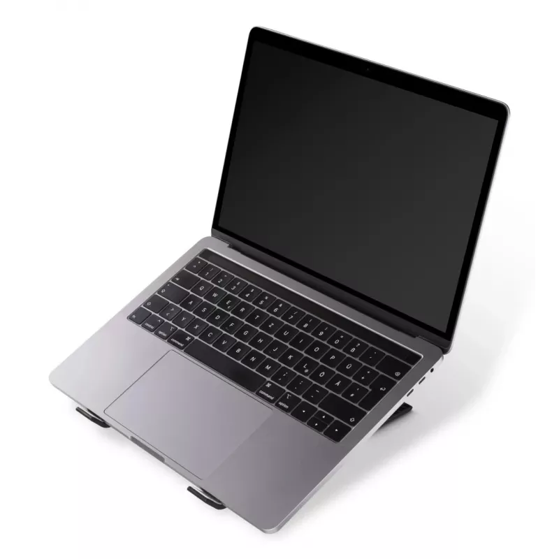 Hama Light supporto pieghevole per laptop, inclinazione a 12 livelli, fino a 39,6 cm (15,6 pollici), nero