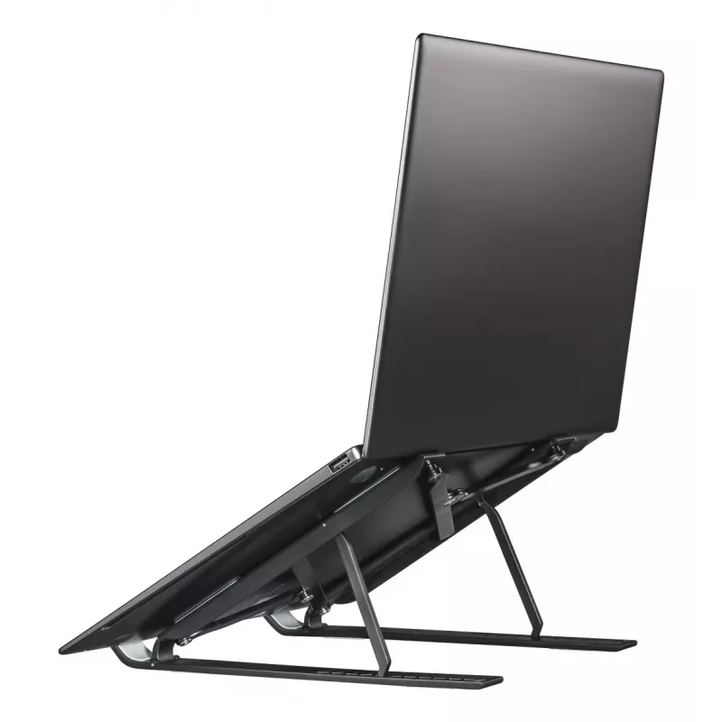 Hama Light supporto pieghevole per laptop, inclinazione a 12 livelli, fino a 39,6 cm (15,6 pollici), nero