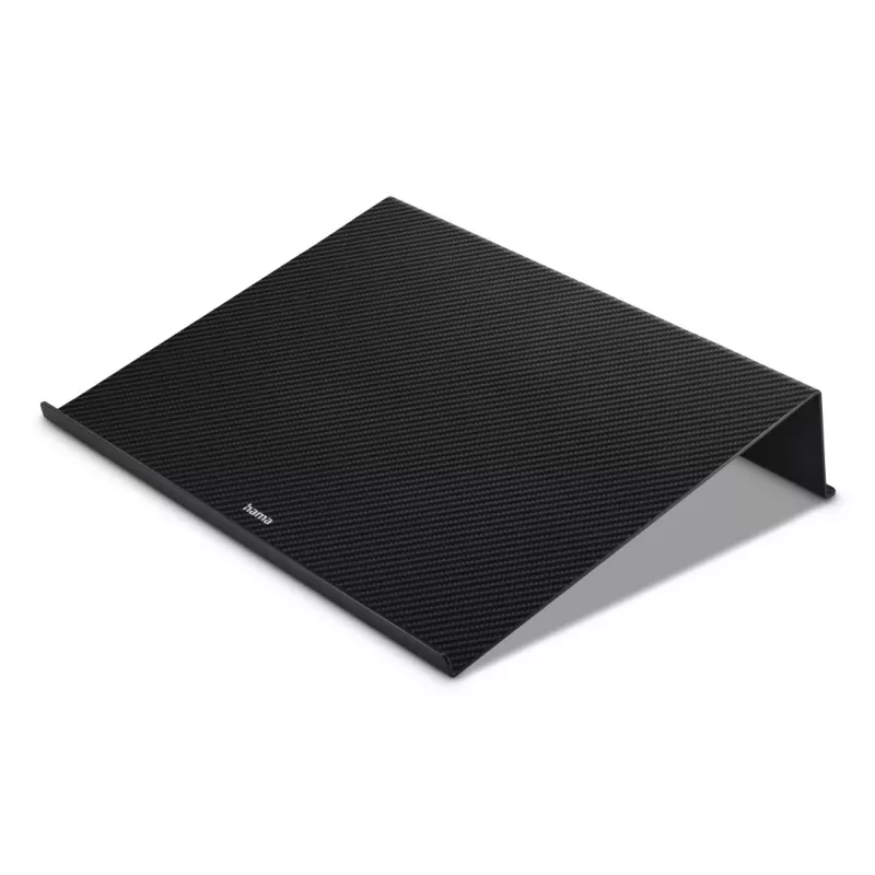Hama Carbon supporto per laptop, effetto carbonio, fino a 46,7 cm (18,4 pollici), nero