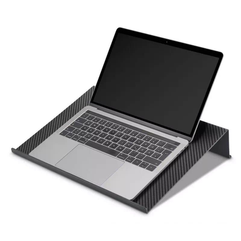Hama Carbon supporto per laptop, effetto carbonio, fino a 46,7 cm (18,4 pollici), nero