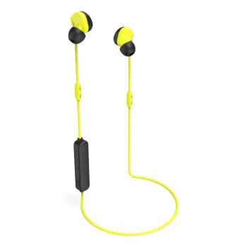 Cuffie Hama Freedom Athletics II wireless con gancetto, in-ear sport Bluetooth nere, gialle