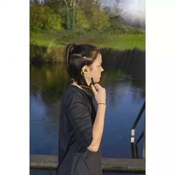Cuffie Hama Freedom Athletics II wireless con gancetto, in-ear sport Bluetooth nere, gialle