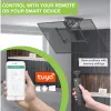 Supporto TV da soffitto motorizzato orientabile Techly con integrazione Smart Home per televisori da 32 a 70 pollici