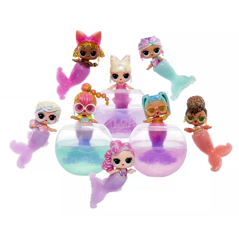 L.O.L. Surprise Mermaids Tots - crea le tue code da sirena che cambiano colore