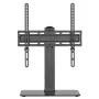 Techly ICA-LCD 323M supporto da scrivania per TV / monitor, 32–55 pollici (81,3–139,7 cm), 40 kg, orientabile, VESA 400x400, base in vetro temperato, nero