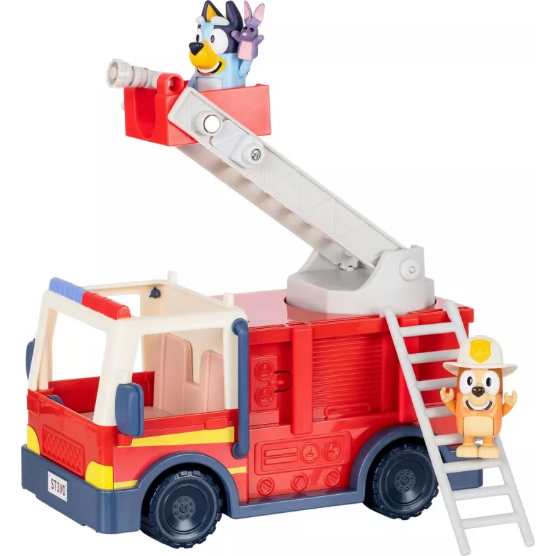 Camion dei pompieri Bluey Moose Toys, camion dei pompieri, 3 anno/i, plastica, multicolore, rosso