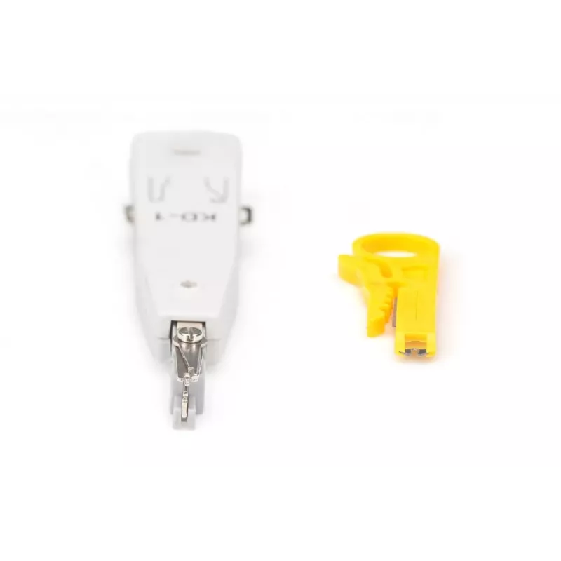 Set di utensili per rete DIGITUS - tester LAN crimpatrice utensile da taglio e spellatura utensile di inserimento borsa 12 pezzi