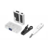 Set di utensili per rete DIGITUS - tester LAN crimpatrice utensile da taglio e spellatura utensile di inserimento borsa 12 pezzi
